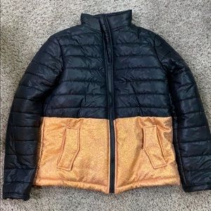 Black and Copper Coat